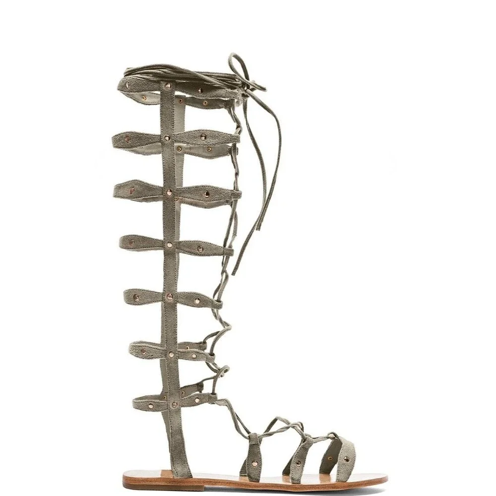NWOB RAYE Shanna Gladiator Suede Sandals